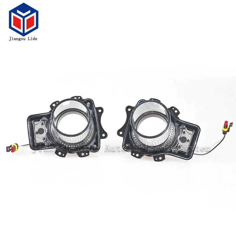 JLC LD902151 Pair 15-23 Dodge Challenger Headlights Demon Style LED Halo