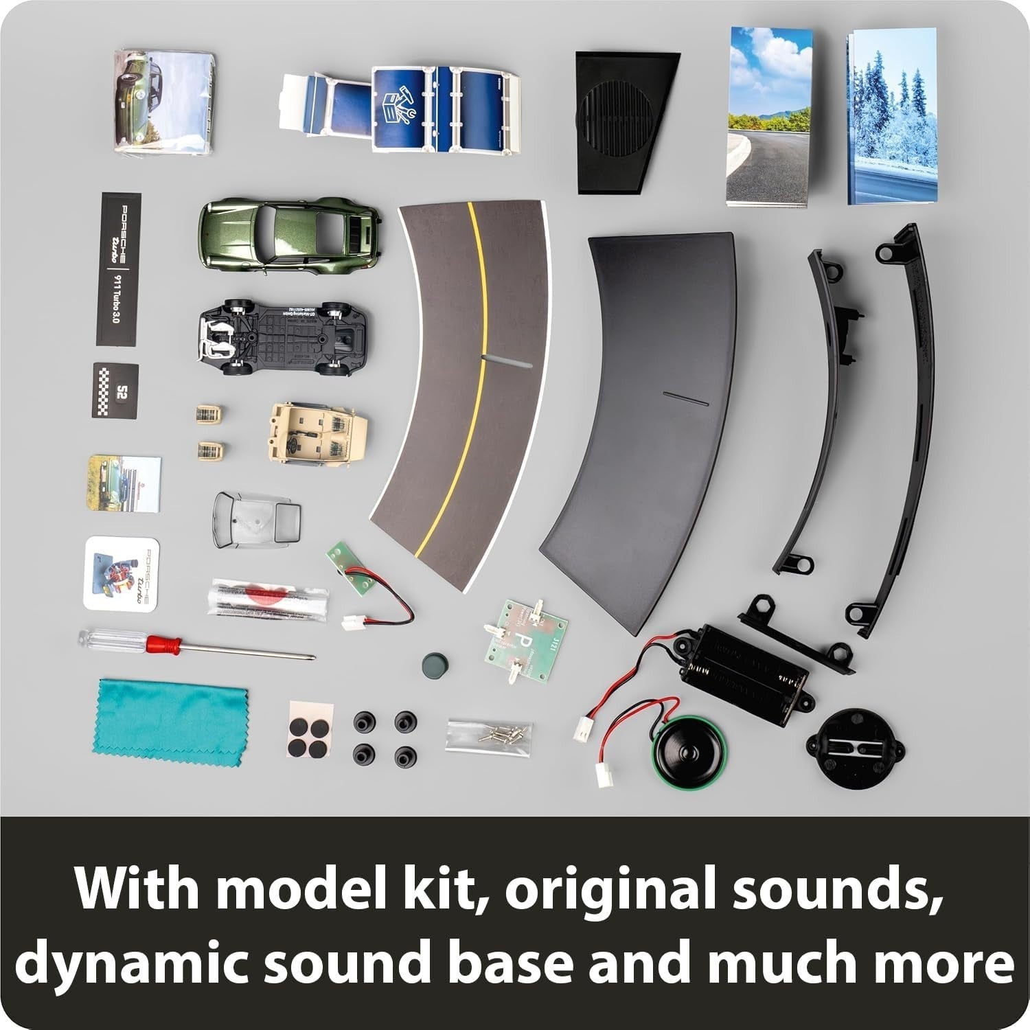 FRANZIS Porsche 911 Turbo Collectable Advent Calendar Your Own Desk Model Kit