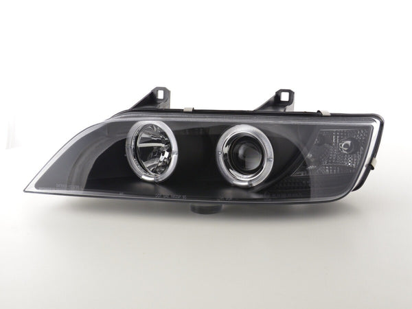 UK FK Pair LED DRL Lightbar Halo Angel Eye Headlights BMW Z3 E37 96-02 black LHD