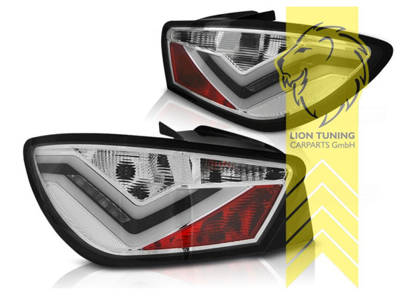 LT Pair LED DRL Rear lights Light Bar Seat Ibiza 6J 6J5 chrome FR-Design LHD