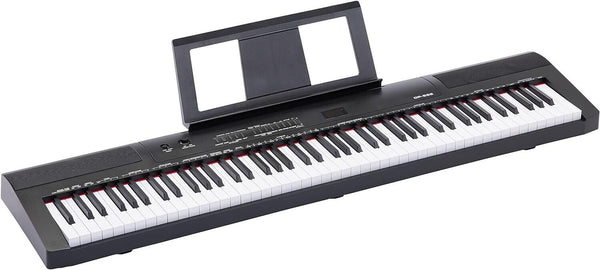 Amazon Basics Digital Piano 88 Key Semi-Weighted Keyboard + Sustain Pedal +Stand