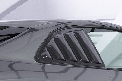 CSR Side window covers louvers Audi A5 S5 RS5 8T Coupe Unpainted ABS Matte Black