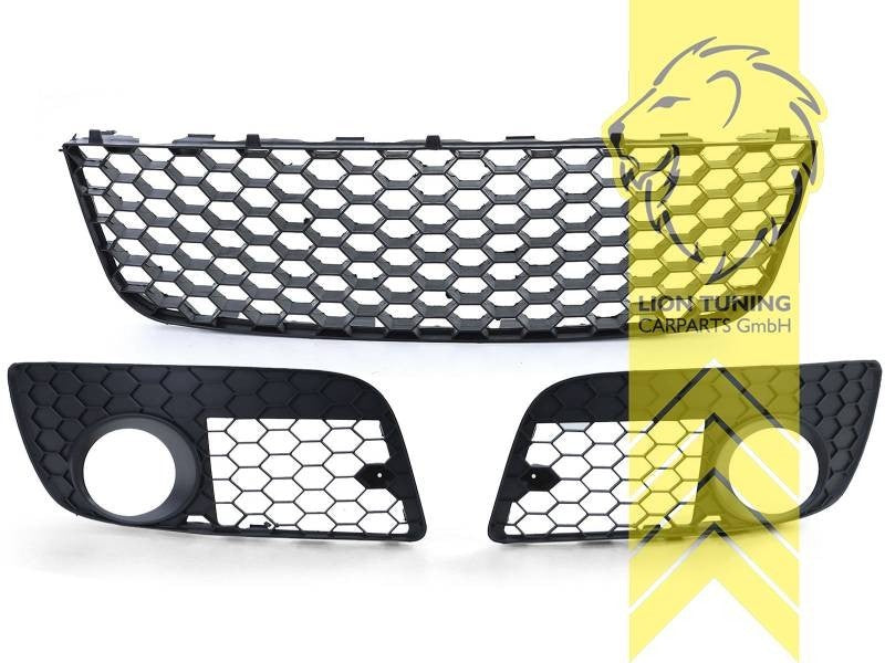 LT front grille grill VW Golf 5 1K for GT GTI GTD bumper 1K1 03-09 ABS Black