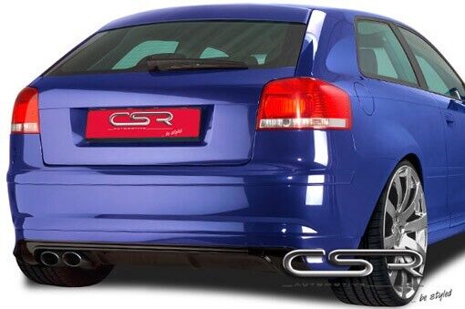 CSR Rear window glass cover spoiler wing Audi A3 8P / 8PA Sportback Unpainted