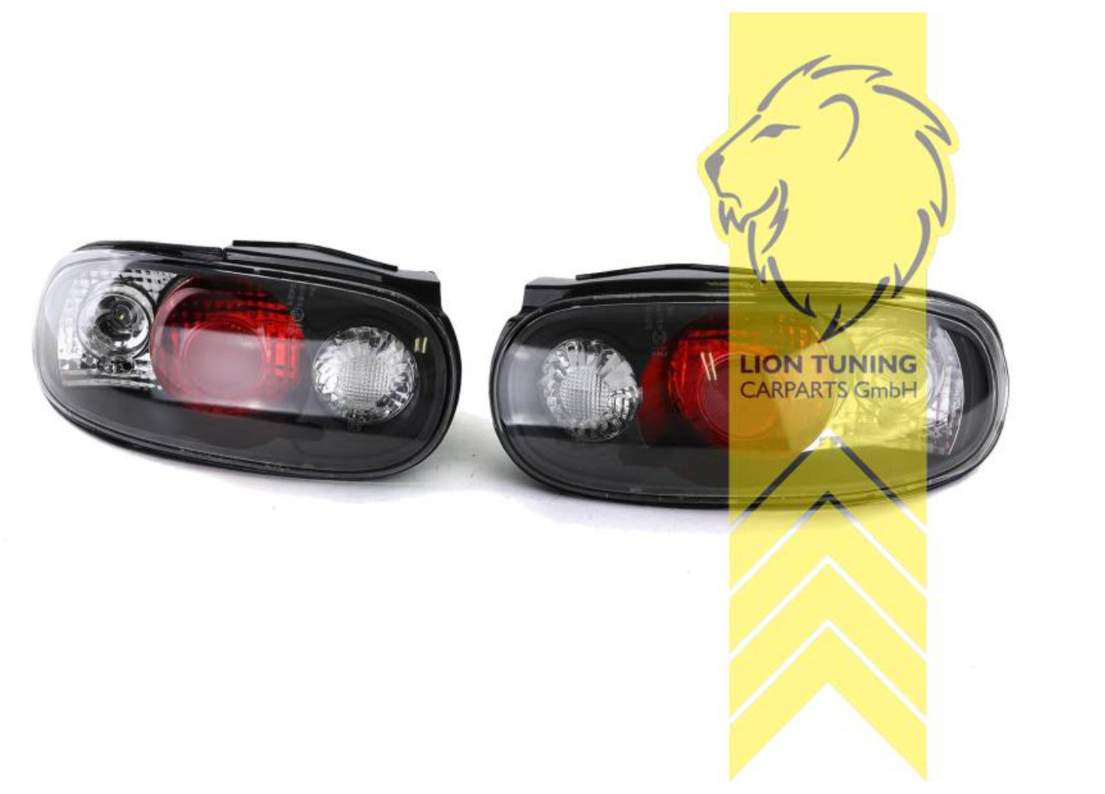 LT Pair Halogen Rear Lights Mazda MX5 1 MK1 NA Black red LHD