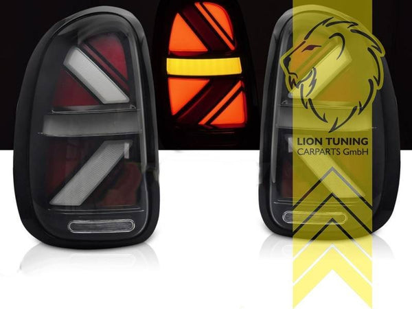 LT LED DRL Lightbar Rear Tail Lights Mini Country Man R60 10-14 red black LHD