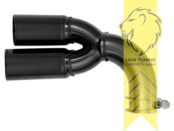 LT Stainless tailpipes exhaust Backbox cover trim BMW F30 F31 F32 F33 F36 70mm D