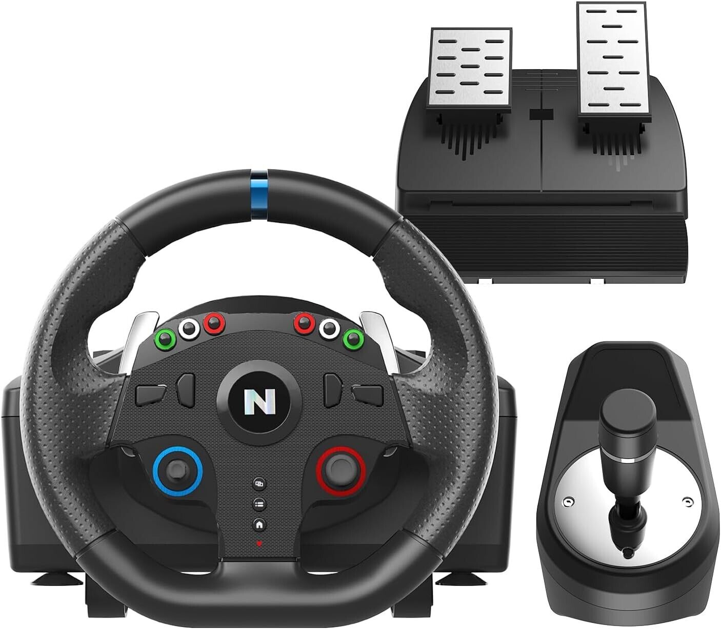 Nitho Drive Pro ONE Competition PC Game Racing Wheel + Separate Shifter + Pedals