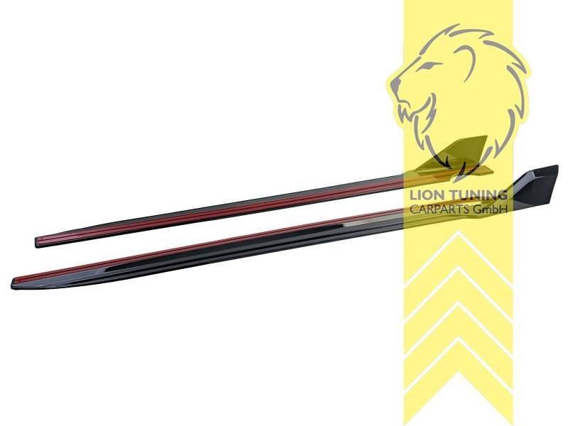 LT Body Kit BMW X5 G05 for M-package black glossy splitter diffusor side skirts