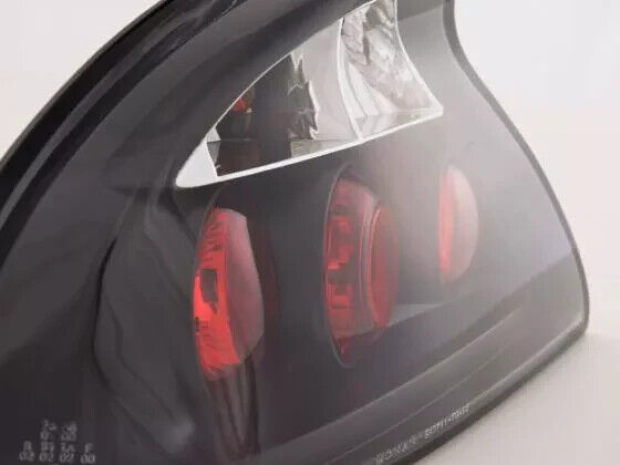 FK Pair Halogen REAR LIGHTS Tail Lamps Opel Tigra 95-03 black & red LHD