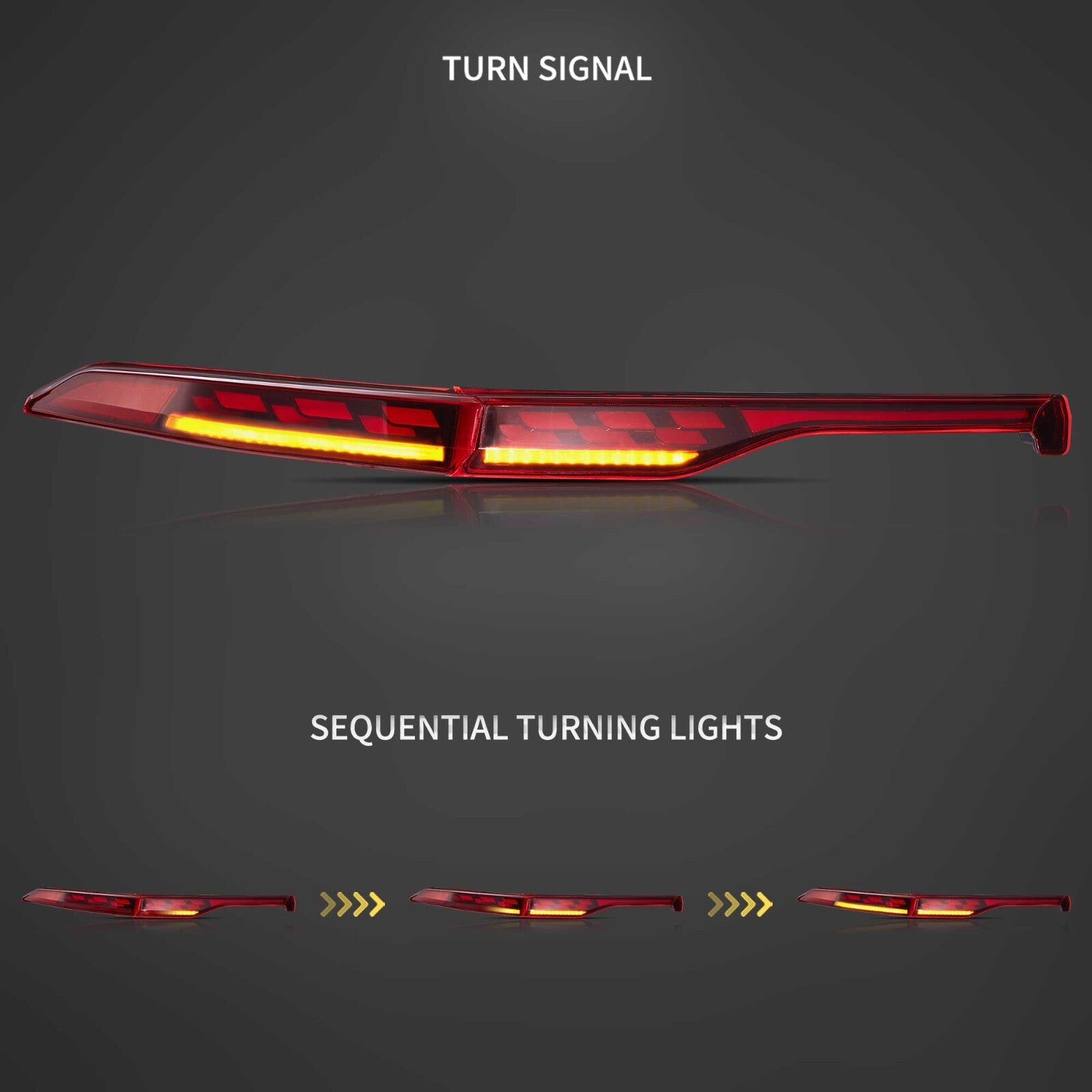 VLAND 2021–2024 Toyota Venza & Toyota Harrier Sequential Rear Tail Lamps Lights