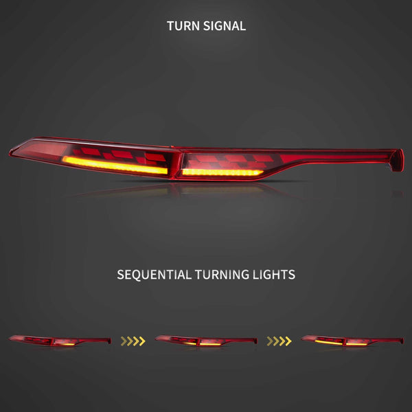 VLAND 2021–2024 Toyota Venza & Toyota Harrier Sequential Rear Tail Lamps Lights