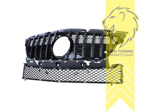 LT Bumper Sport grille radiator grille SLK R172 pre-facelift glossy black 11-15