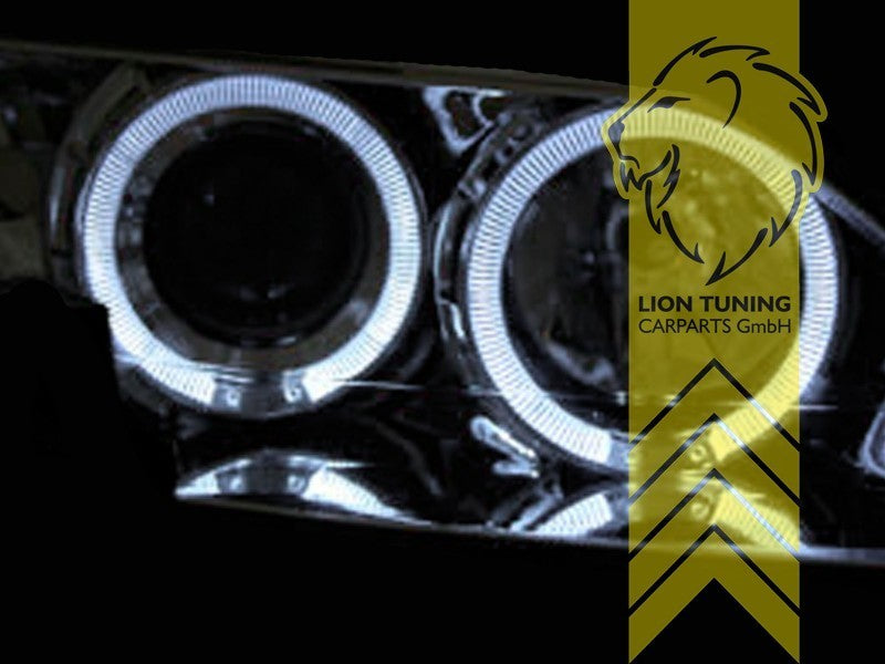 LT LED DRL Lightbar Halo Ring Headlights Ford Mondeo 3 Limousine Turnier LHD