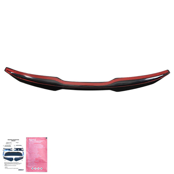OW Rear Roof Spoiler Wing AUDI A3 S-Line S3 RS3 8Y 20-24 Sedan Gloss Black