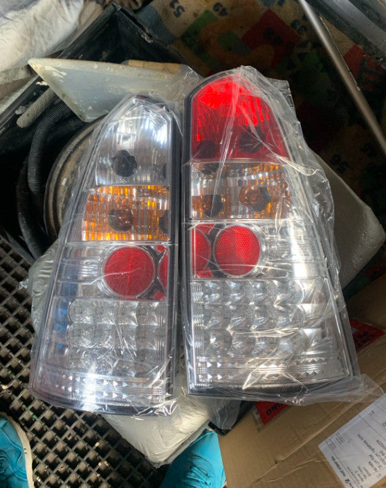 UK FK Pair LED DRL rear lights Ford Focus tournament 1 C170 DNW 98-04 Chrome RHD