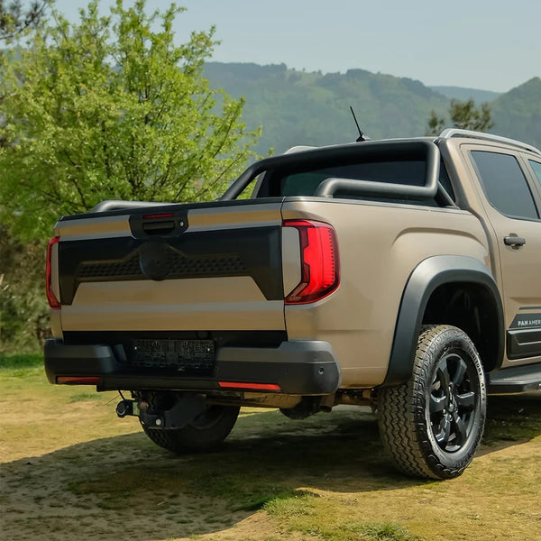 OW  Tailgate Cover Panel Armour VW Amarok 2022+ HD Body Styling Matte Black