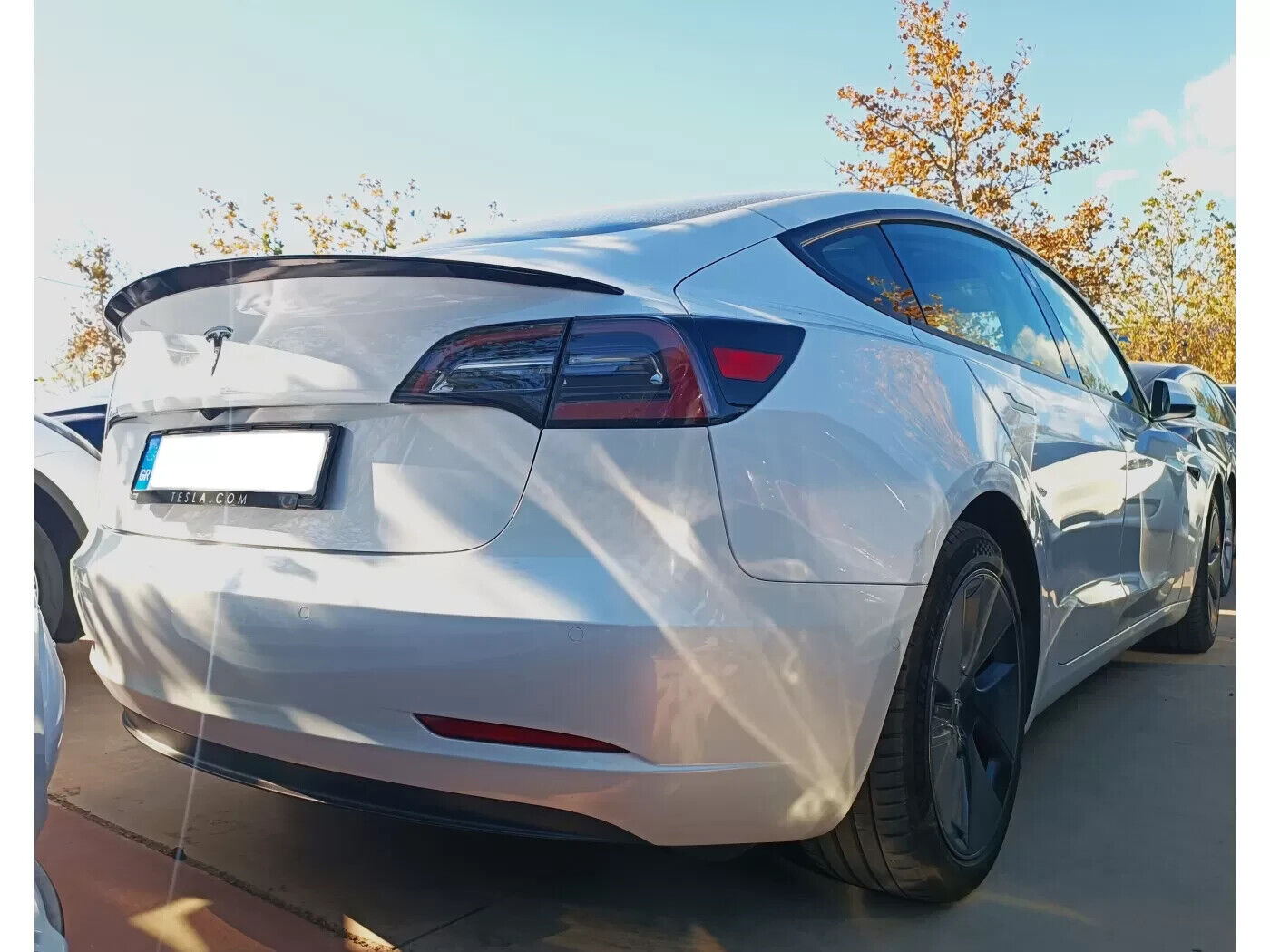 Motordrome Design Tesla Model 3 Rear Boot Tail Lip Spoiler Wing