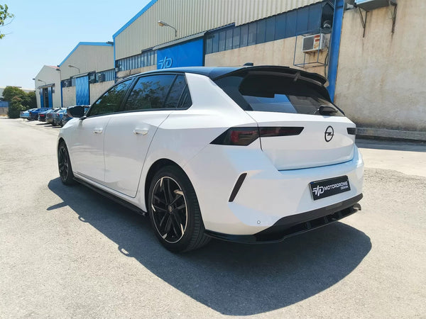 Motordrome Side Skirts Extensions Opel Astra L Hatchback Black Gloss