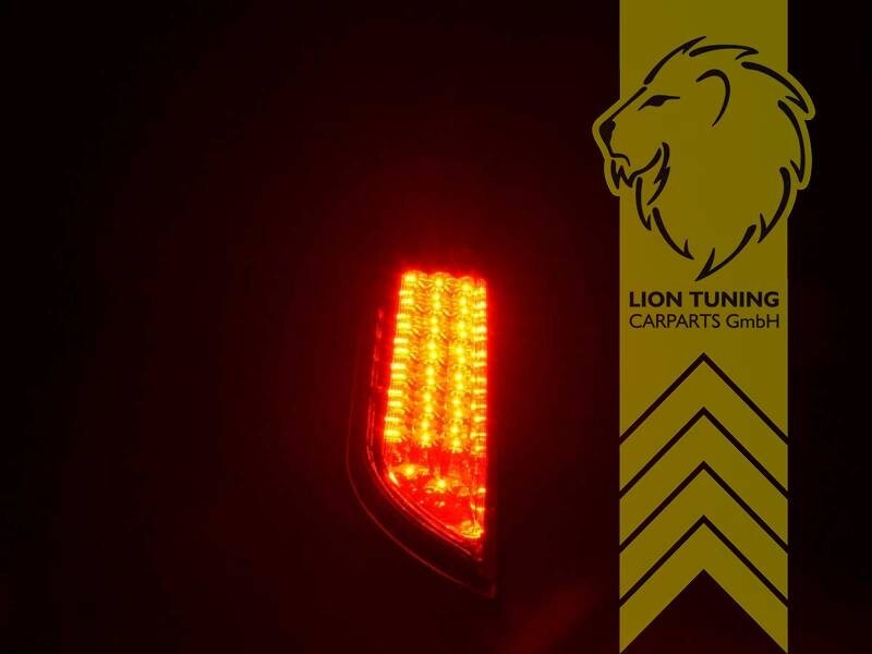 LT Pair LED Lightbar Rear lights Ford Focus 2 hatchback DA 04-08 white LHD