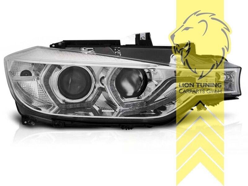 LT LED DRL H7 HALOGEN Hex Headlights BMW F30 Saloon F31 F35 Touring 11-15 LHD