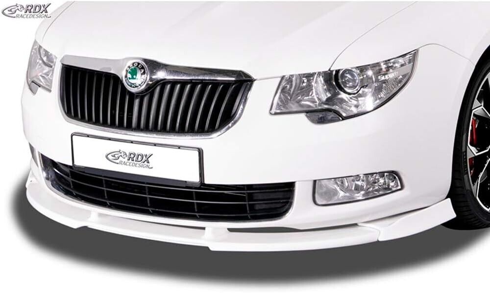 RDX Front Bumper Splitter Lip Spoiler Valance Aero Skoda Superb 2 3T 08-13 PU