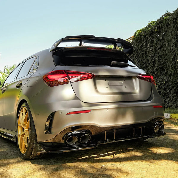 OW rear Wing Spoiler MERCEDES A Class A45 S Aero Pack W177 19+ Gloss Black