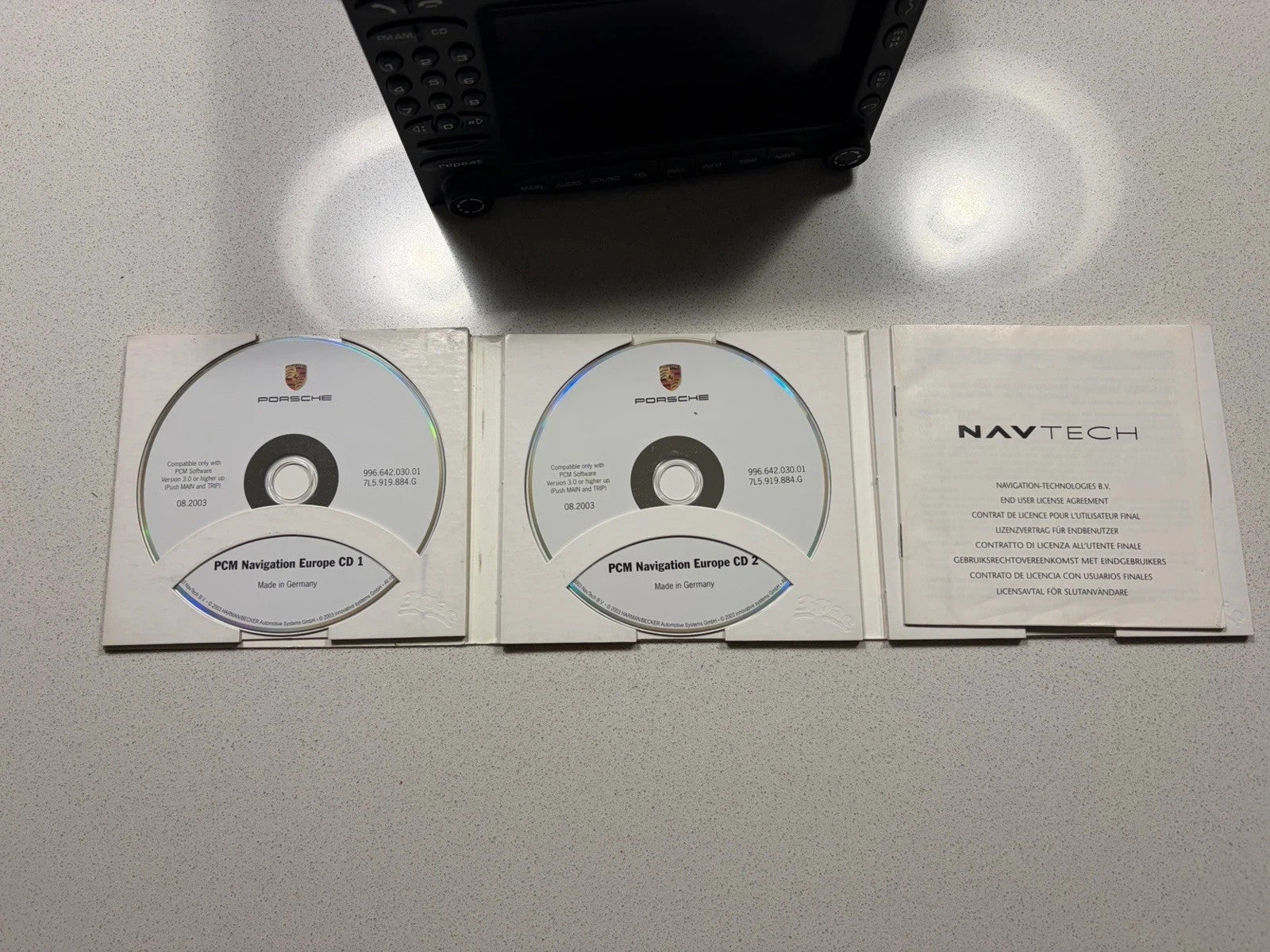 OE PORSCHE BOXSTER 986 CARRERA 911 996 - PCM 2 Head Unit Stereo PCM2 + 3 Discs