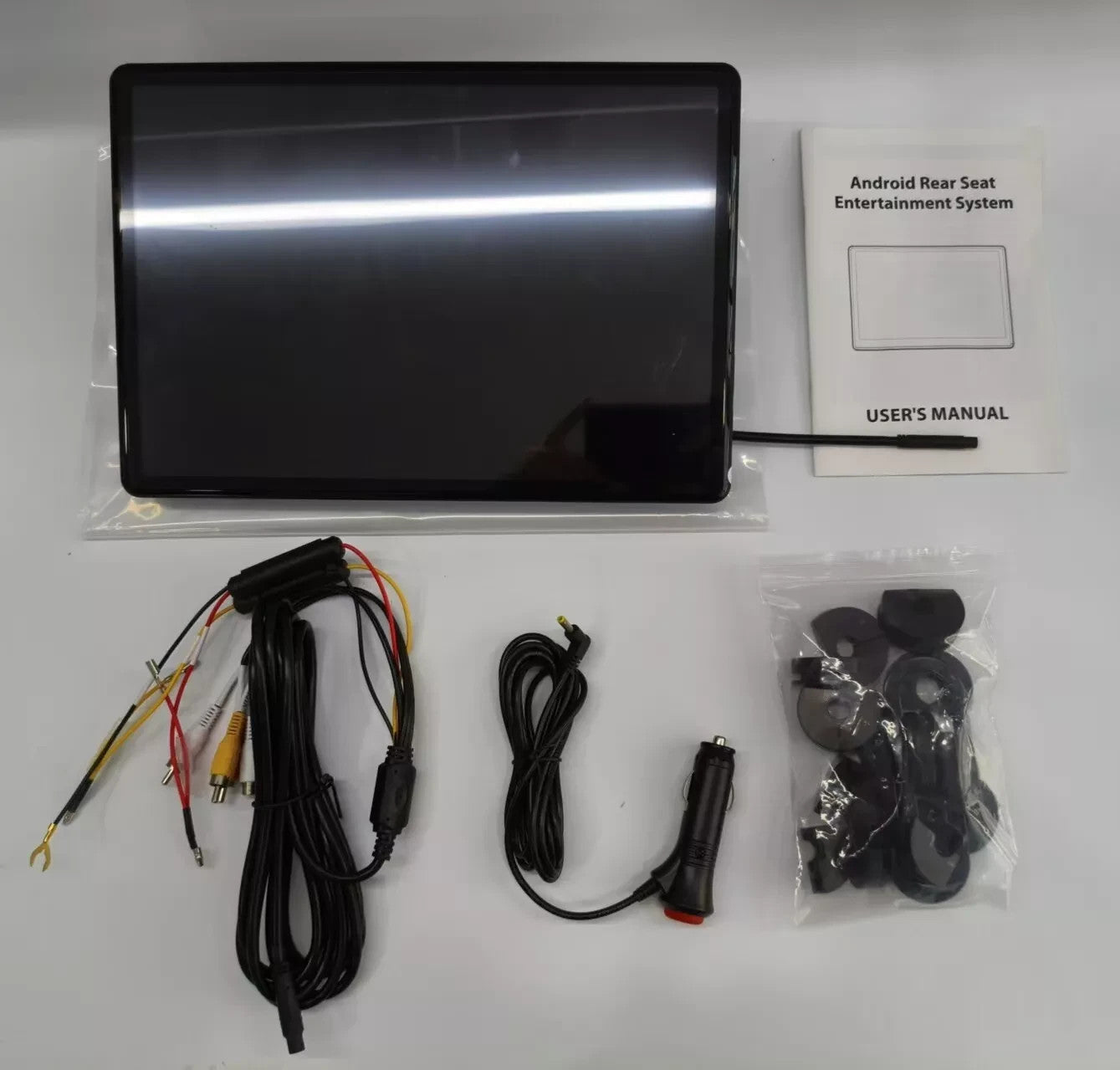 ANDRSEPRO VT-1380A 1x Headrest OLED 4K Screen 13.5" Android Apps Wifi MirrorCast