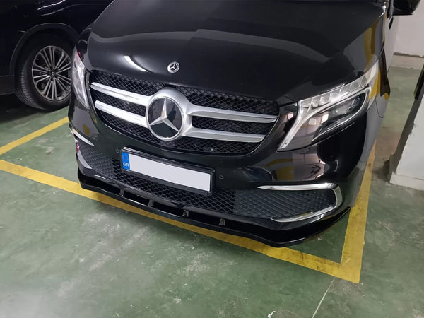 Motordrome Design Front Bumper Lower Splitter Mercedes V-Class W447 Facelift 19+