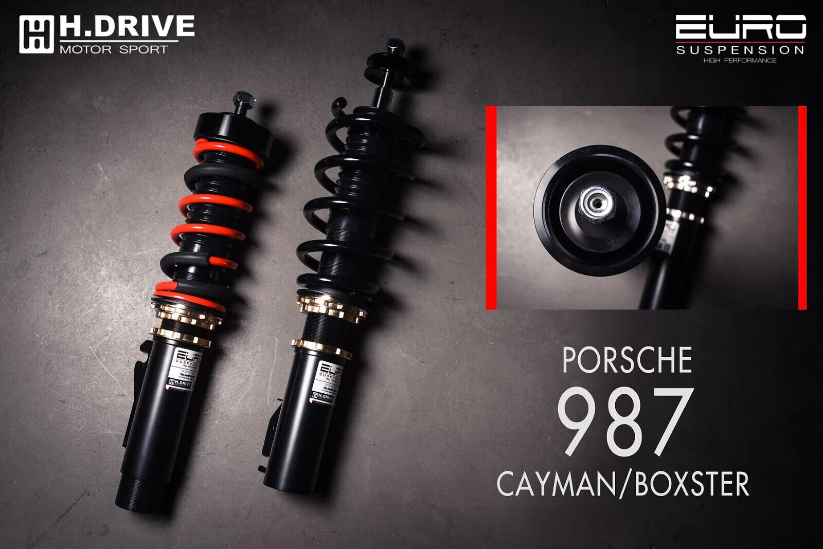 H. Drive Euro Spec Lowering Coilovers Suspension CAYMAN / BOXSTER RWD 987 05-12