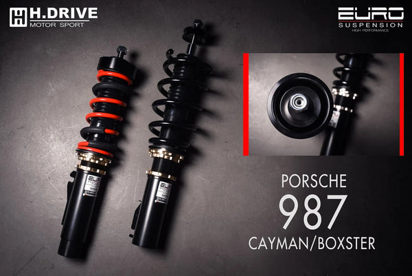 H. Drive Euro Spec Lowering Coilovers Suspension CAYMAN / BOXSTER RWD 987 05-12