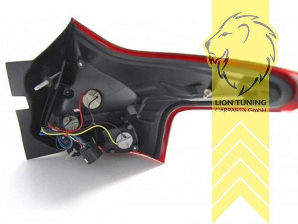 LT Pair LED Lightbar Rear lights Ford Focus 3 MK5 red11-14 LHD