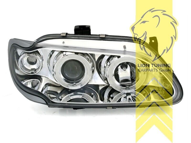 LT LED DRL Lightbar Halo Headlights Renault Megane 1 Coach Cabrio Grandtour LHD