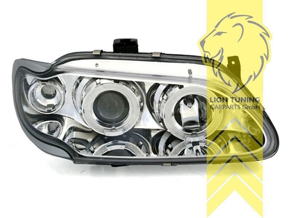 LT LED DRL Lightbar Halo Headlights Renault Megane 1 Coach Cabrio Grandtour LHD