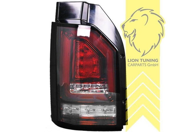 LT Set LED Lightbar REAR LIGHTS VW T6 Bus Multivan Transporter red clear LHD