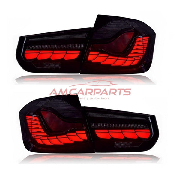 AMCP LED Lightbar Rear Lights Tail Lamps SEQ BMW 3 F30 F80 Sedan 13-18 LHD