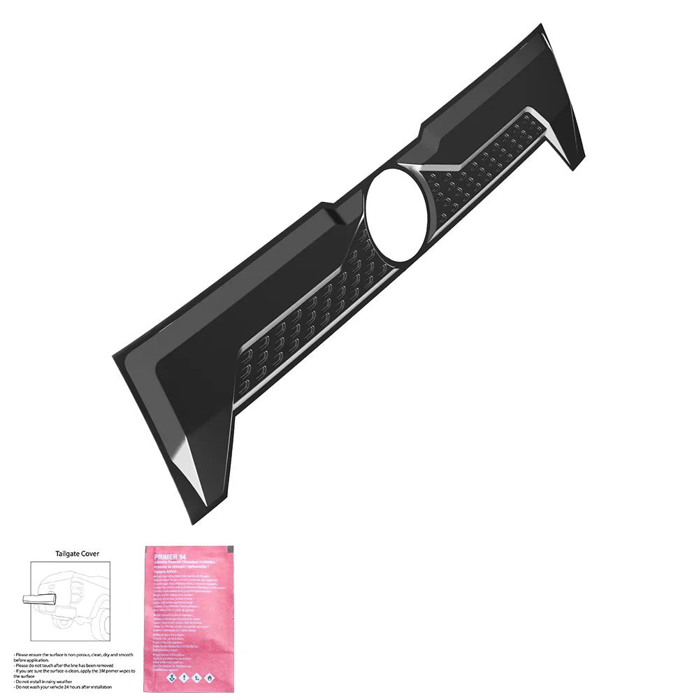 OW  Tailgate Cover Panel Armour VW Amarok 2022+ HD Body Styling Matte Black