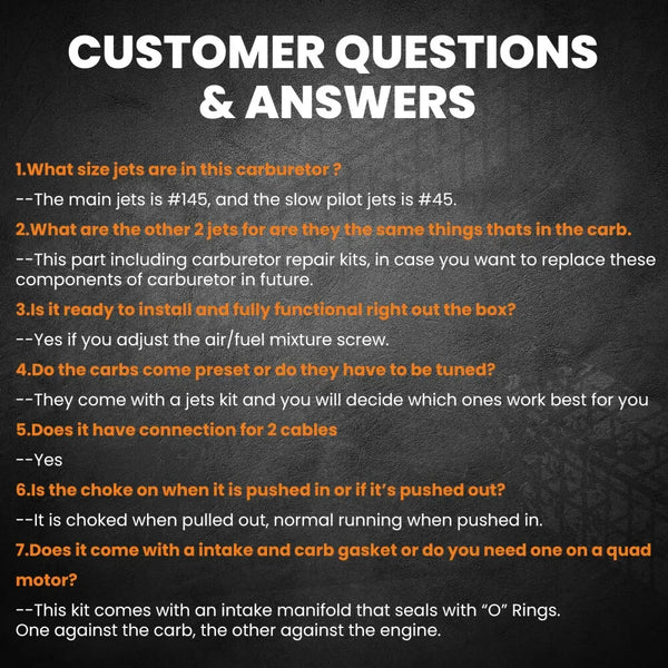 MXPR Yamaha Warrior 350 Carburetor YFM 350 YFM350 87-04 ATV Motorcycle New Carb