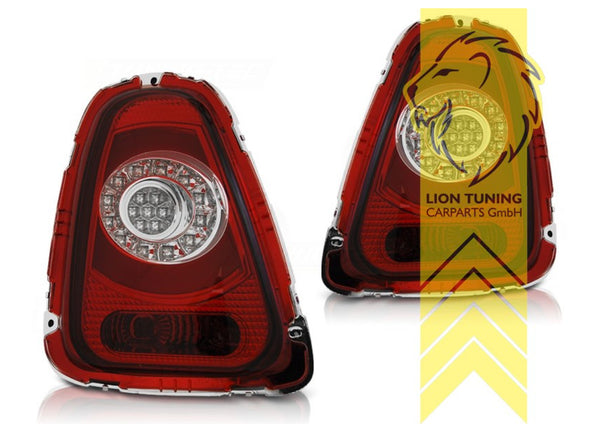 LT Pair LED DRL Lightbar Rear lights Tail Lamps Mini Cooper R56 R57 red LHD