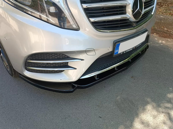 Motordrome Front Bumper Splitter Spoiler Mercedes V-Class W447 AMG-Line 2014+