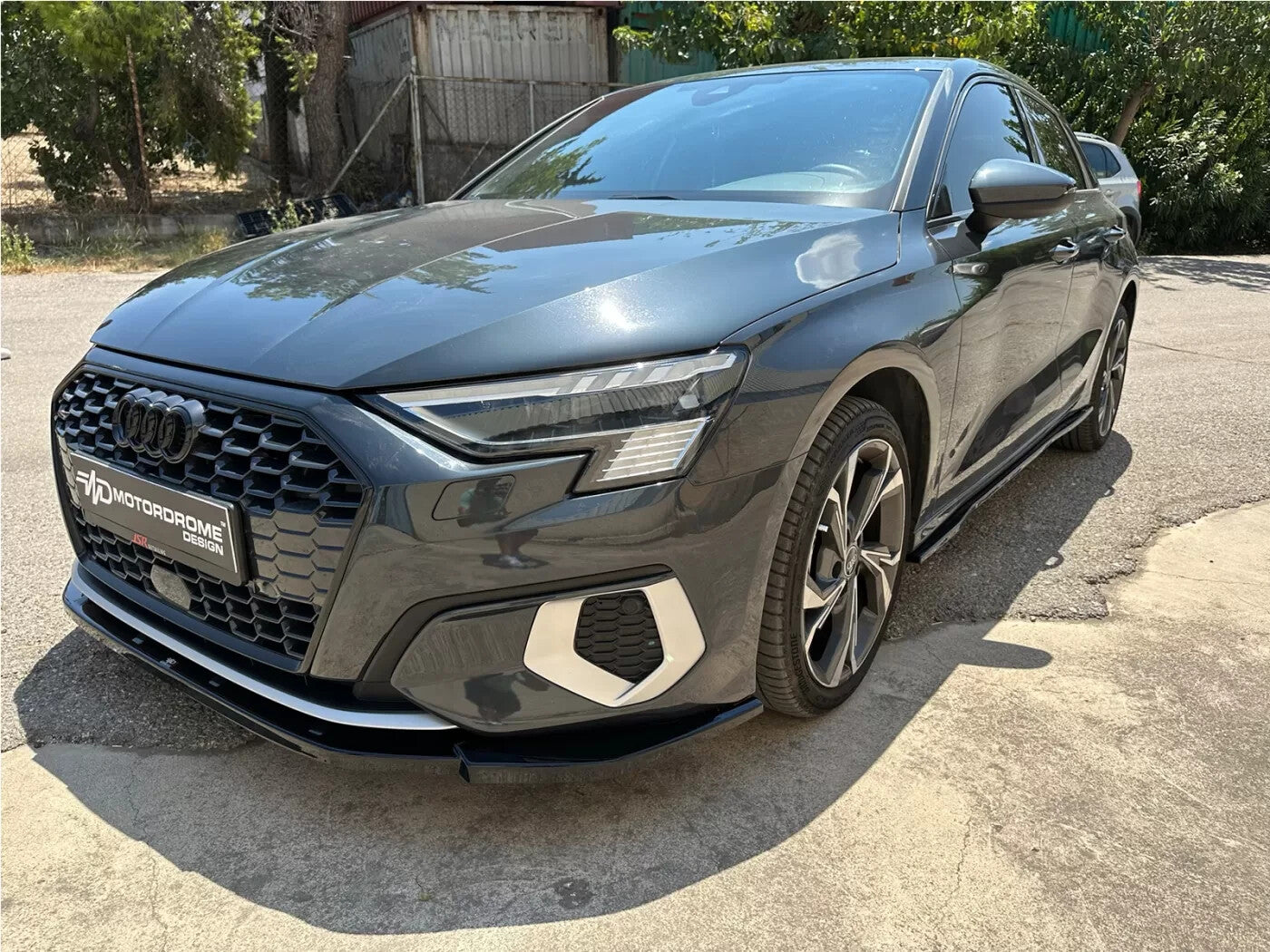 Motordrome Design Side Skirts Extensions Audi A3 8Y 2020+ Gloss Black