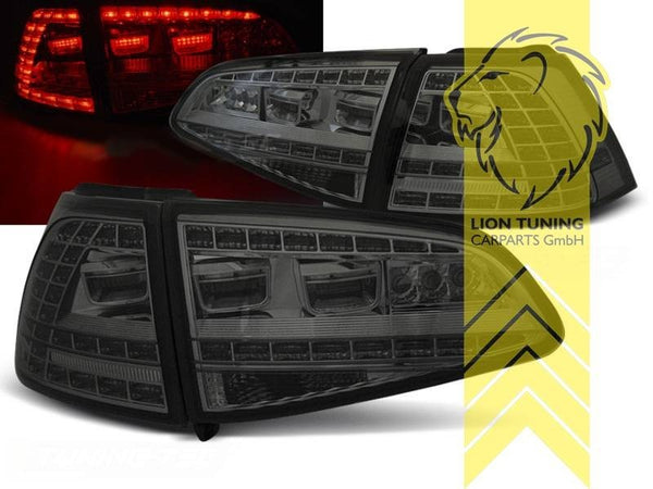 LT Pair LED DRL Lightbar REAR LIGHTS Tail VW Golf 7 smoke 5G1 BE1 12-17 LHD