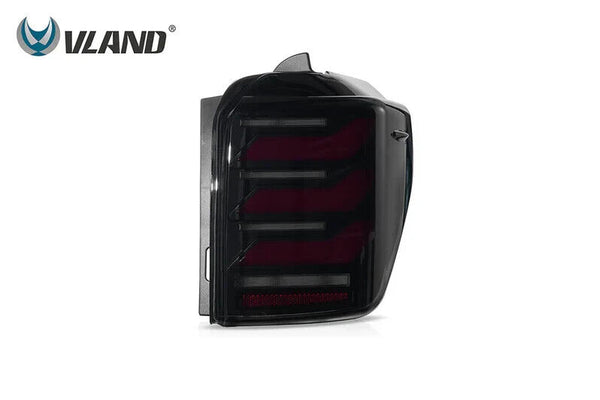 VLAND Toyota 4Runner 10-22 LED DRL Lightbar Rear Lights Tail Lamps Smoke LHD