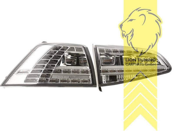 LT Pair LED DRL Lightbar REAR LIGHTS Tail VW Golf 7 5G1 12-17 clear chrome LHD