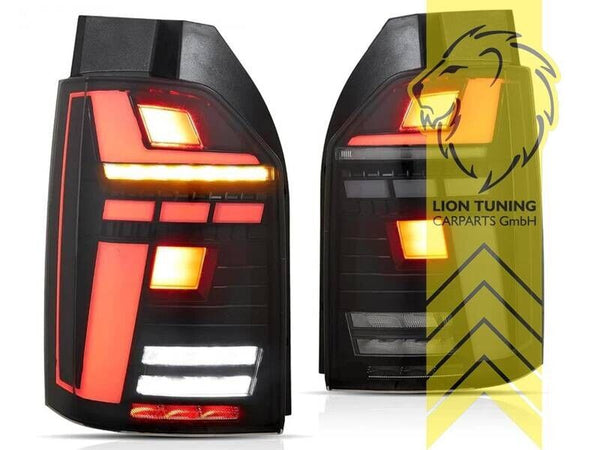 LT Pair LED Lightbar DRL Rear Lights VW T5 T6 Bus Multivan Transporter dynamic