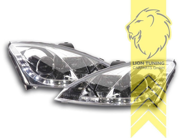 LT Pair LED DRL Lightbar Headlights Ford Focus 1 hatchback station wagon LHD