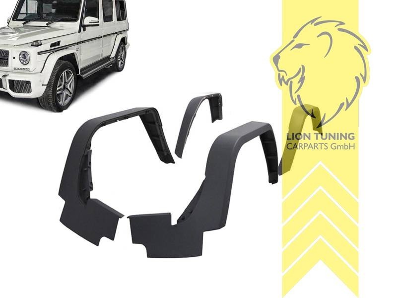 LT ABS Black Wheel Arch Extensions fender flares Mercedes Benz ML W163 AMG