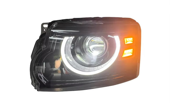 TYPY Pair LED DRL Lightbar Projector Land Rover Discovery 4 10-17 Headlights LHD