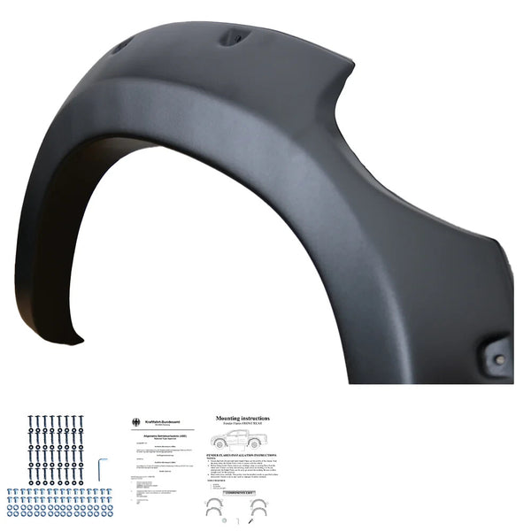 OW Fender Flares Wide Arch Kit Mercedes X Class W470 2017+ ABE TUV Black ABS